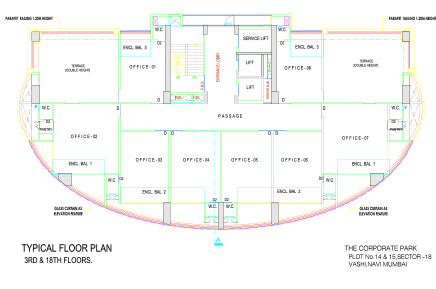 Typical Floor Plan 3rd & 18th
